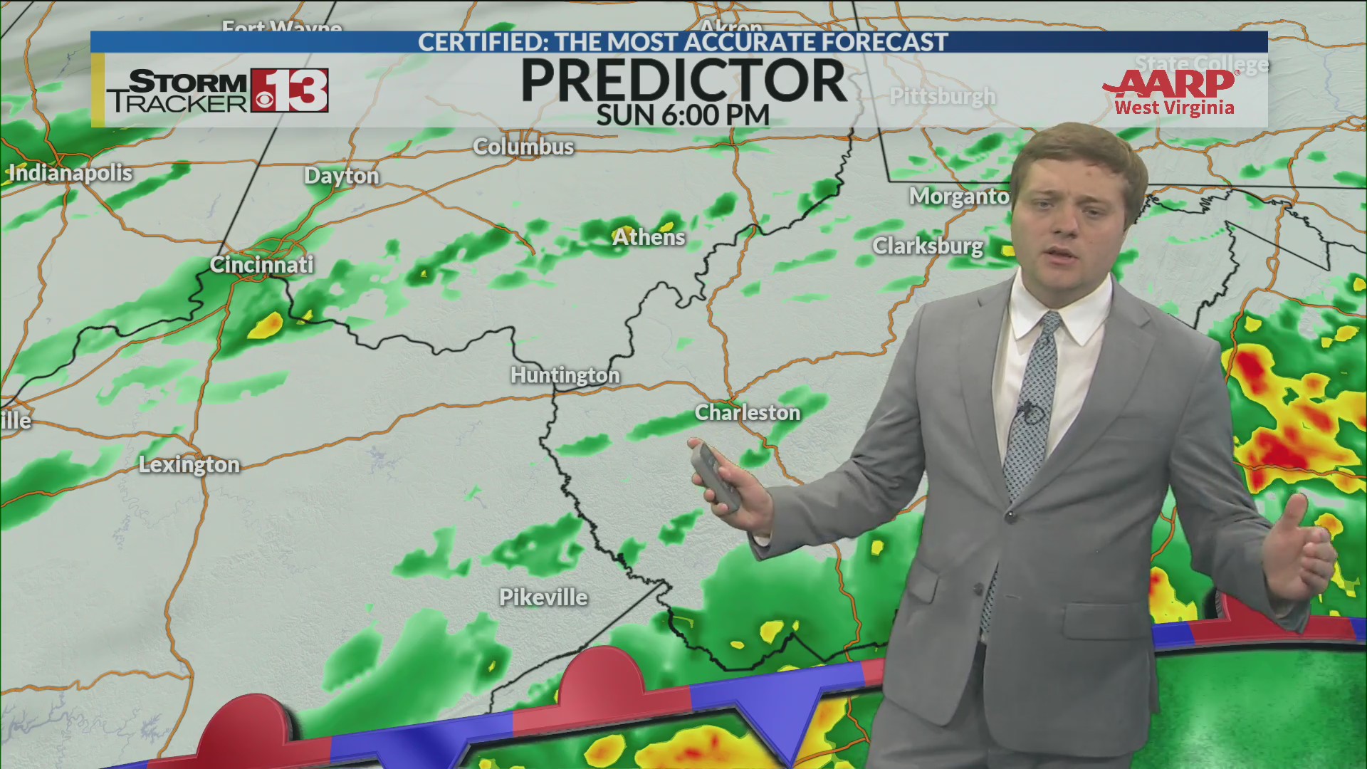 Scattered showers overnight with a cooler and calmer week ahead – WOWK ...