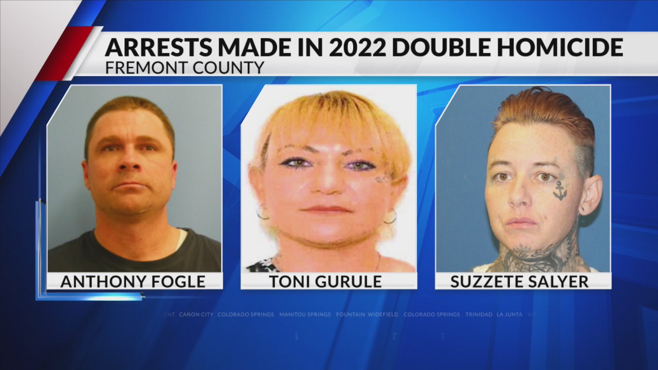 Three people arrested in Fremont County double homicide – FOX21 News ...