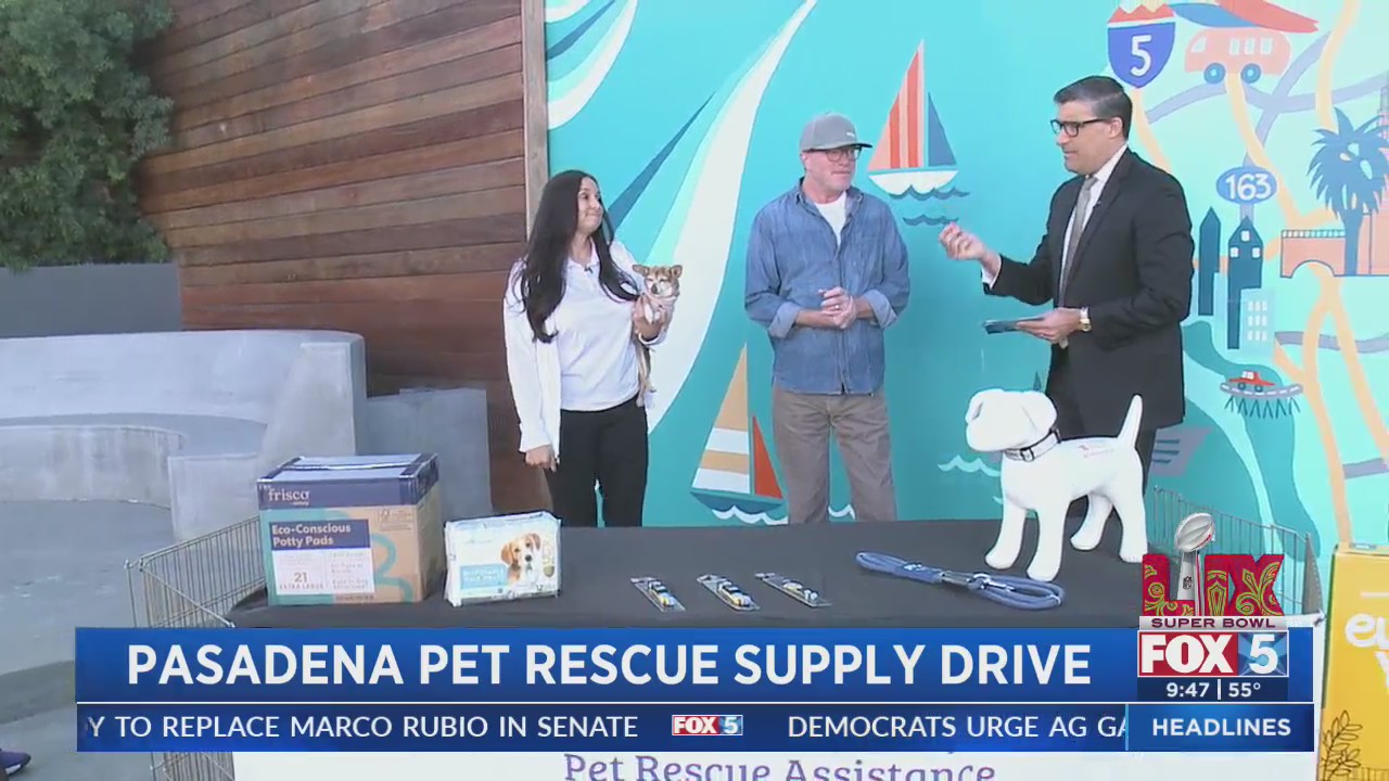 Pasadena Pet Rescue Supply Drive – FOX 5 San Diego & KUSI News