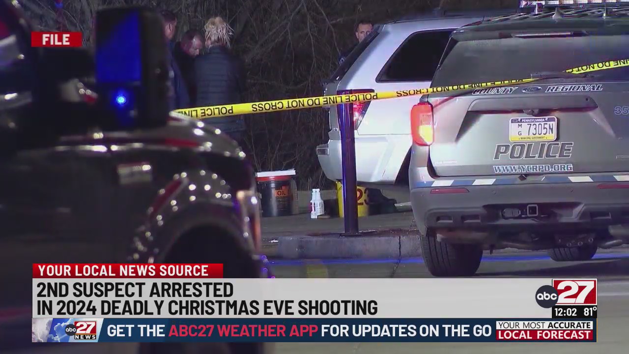 Second suspect arrested in 2024 deadly Christmas Eve shooting – ABC27