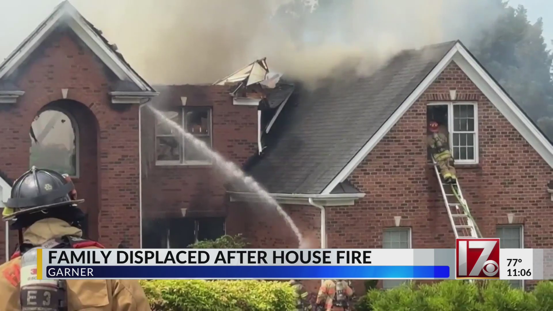 Family displaced after Wake County house fire – CBS17.com