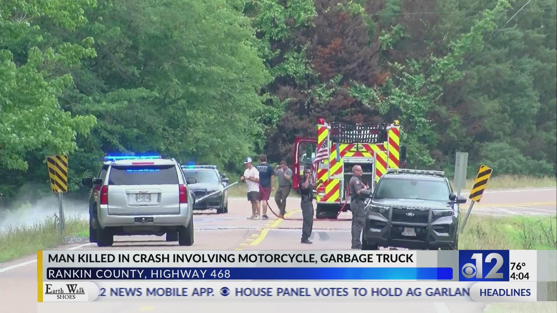 Brandon motorcyclist killed in crash involving garbage truck – WJTV