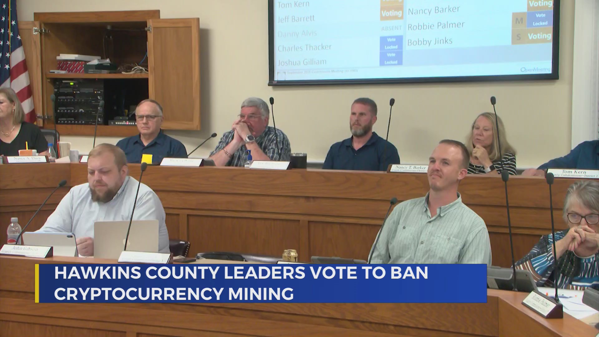 Hawkins County Commission bans crypto mines