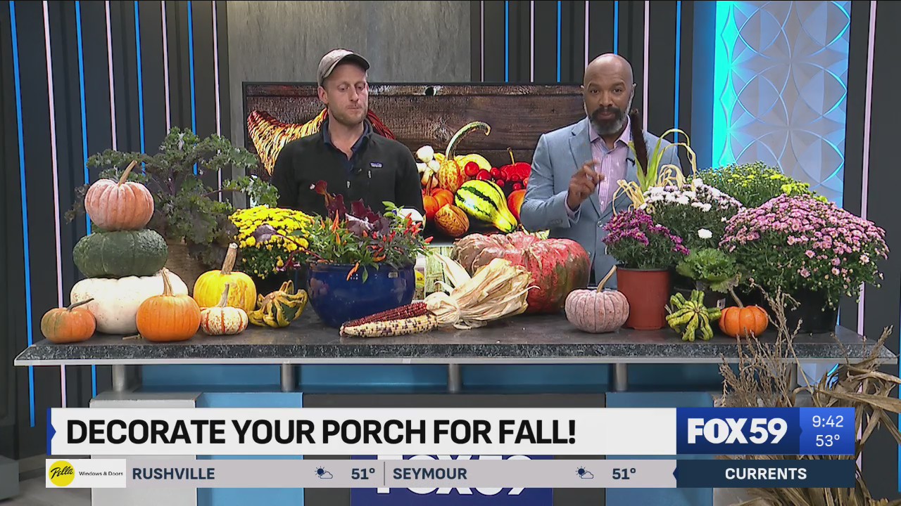 Learn how to decorate your porch for the fall season! – Fox 59