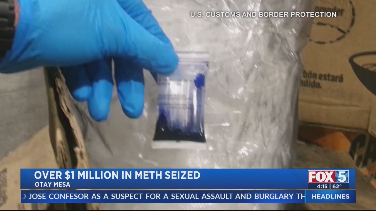 Over $1M worth of meth found in shipment of charcoal at U.S.-Mexico ...