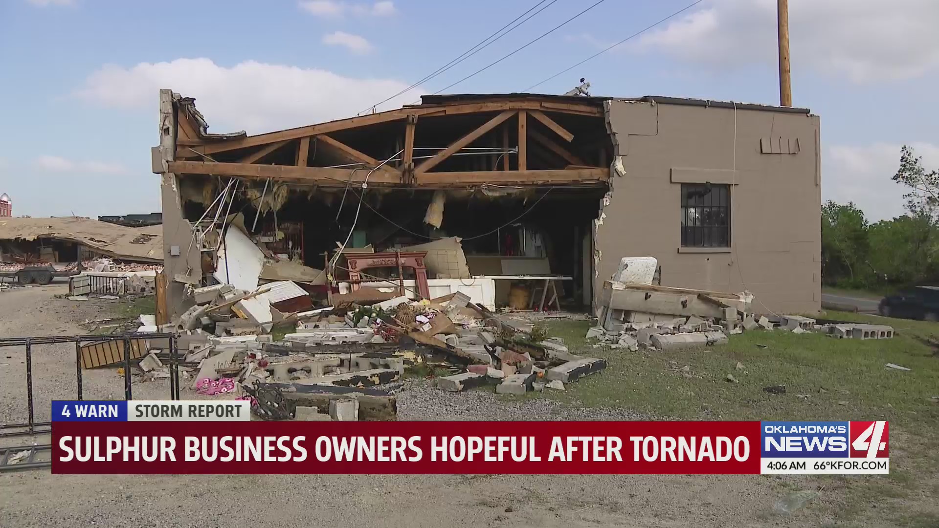 Sulphur business owners hopeful after tornado – KFOR.com Oklahoma City