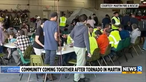 Martin community comes together after tornado – WOODTV.com