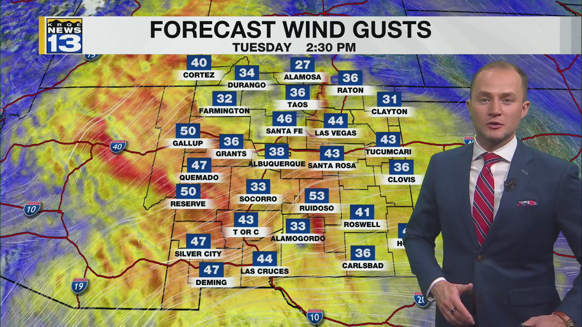 Windy weather brings back a wildfire danger to parts of New Mexico ...