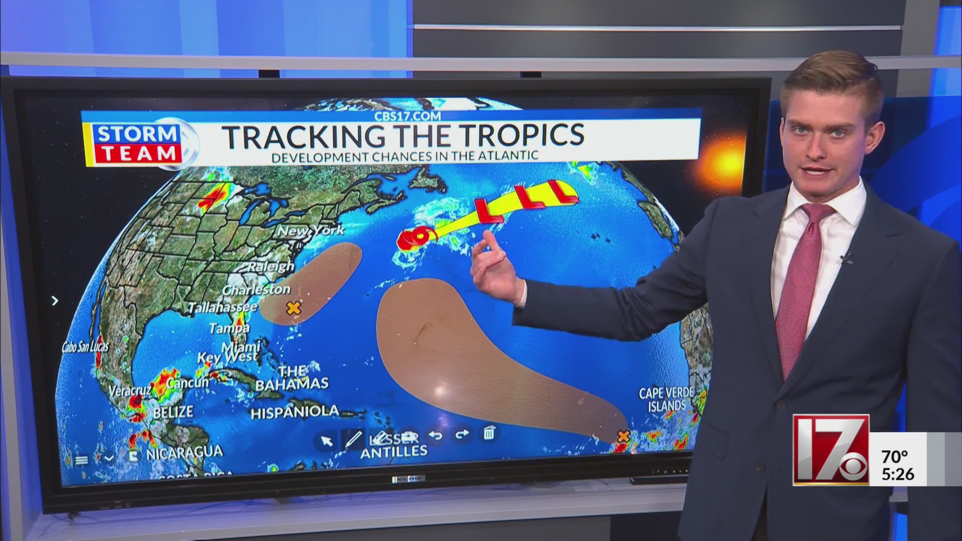 Tropics becoming more active as first full week of August ends – CBS17.com