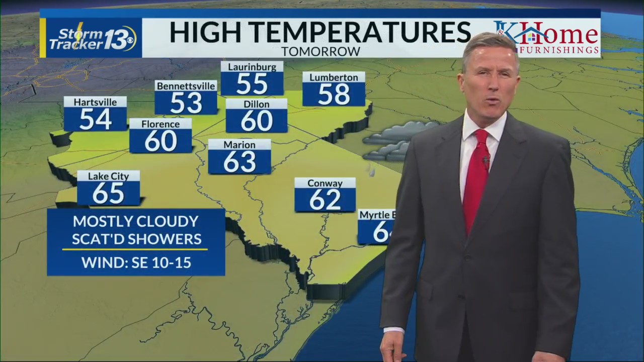 Clouds and rain return for the weekend – WBTW