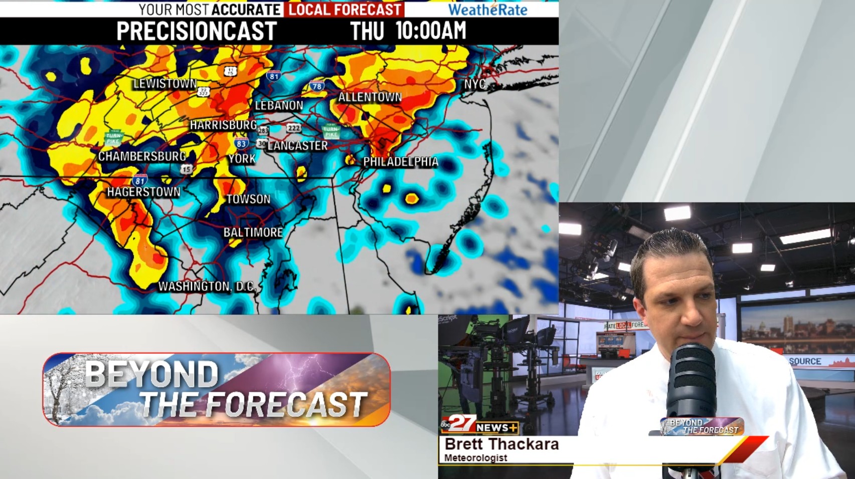 Brett’s Beyond The Forecast: Soaking Rain Tonight & Thursday – ABC27