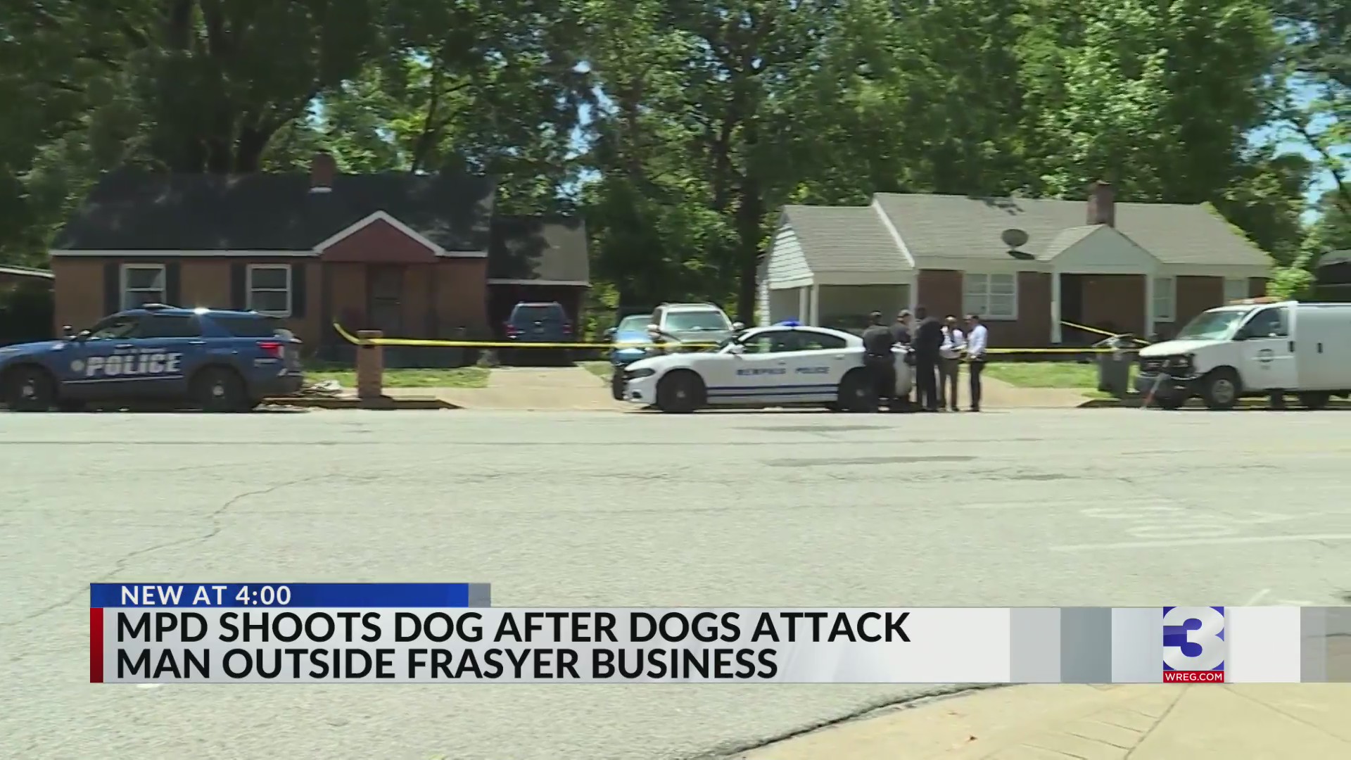Officer shoots dog after attack in Frayser, police say – WREG.com