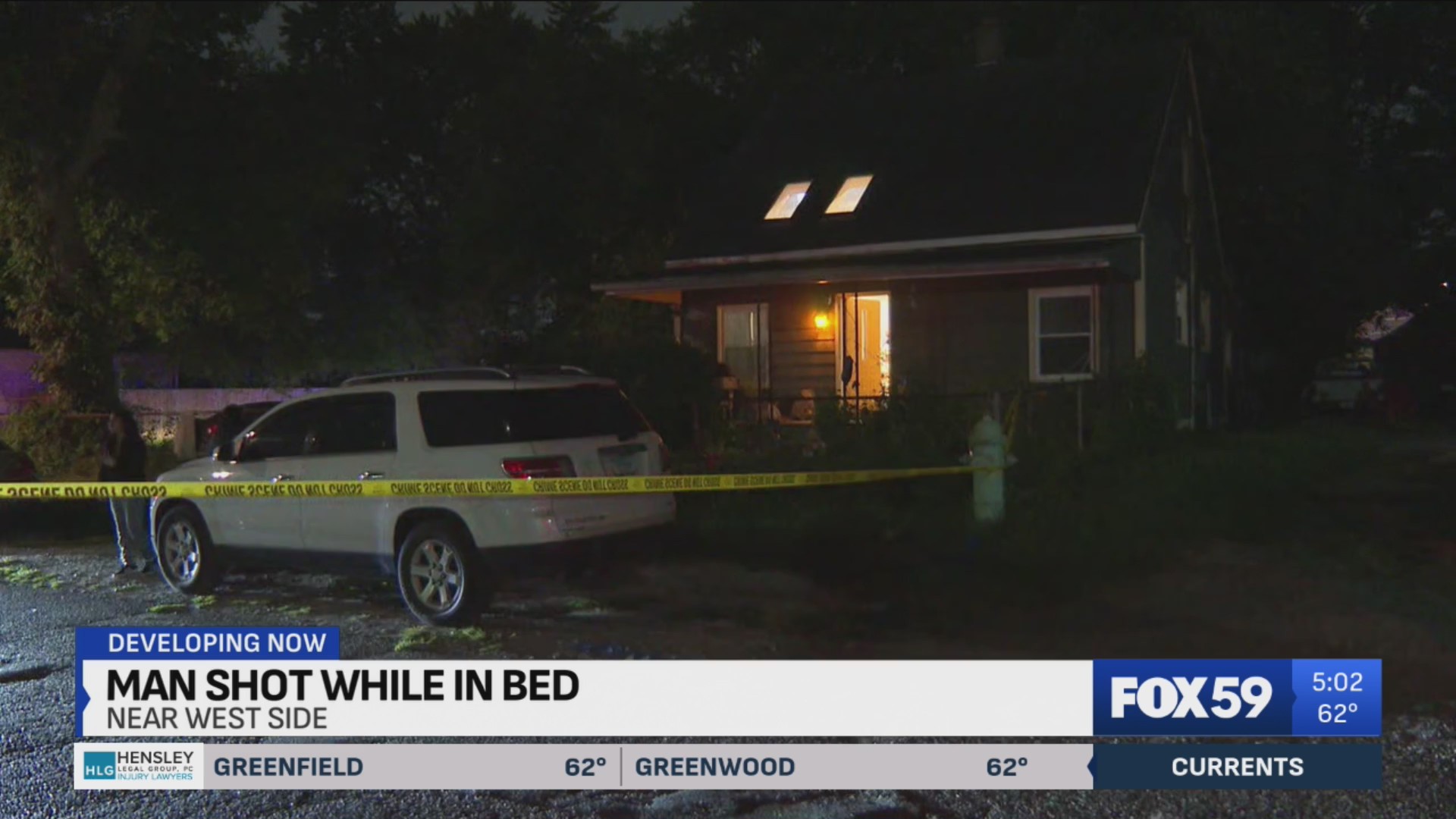 Man shot while lying in bed on near west side – Fox 59