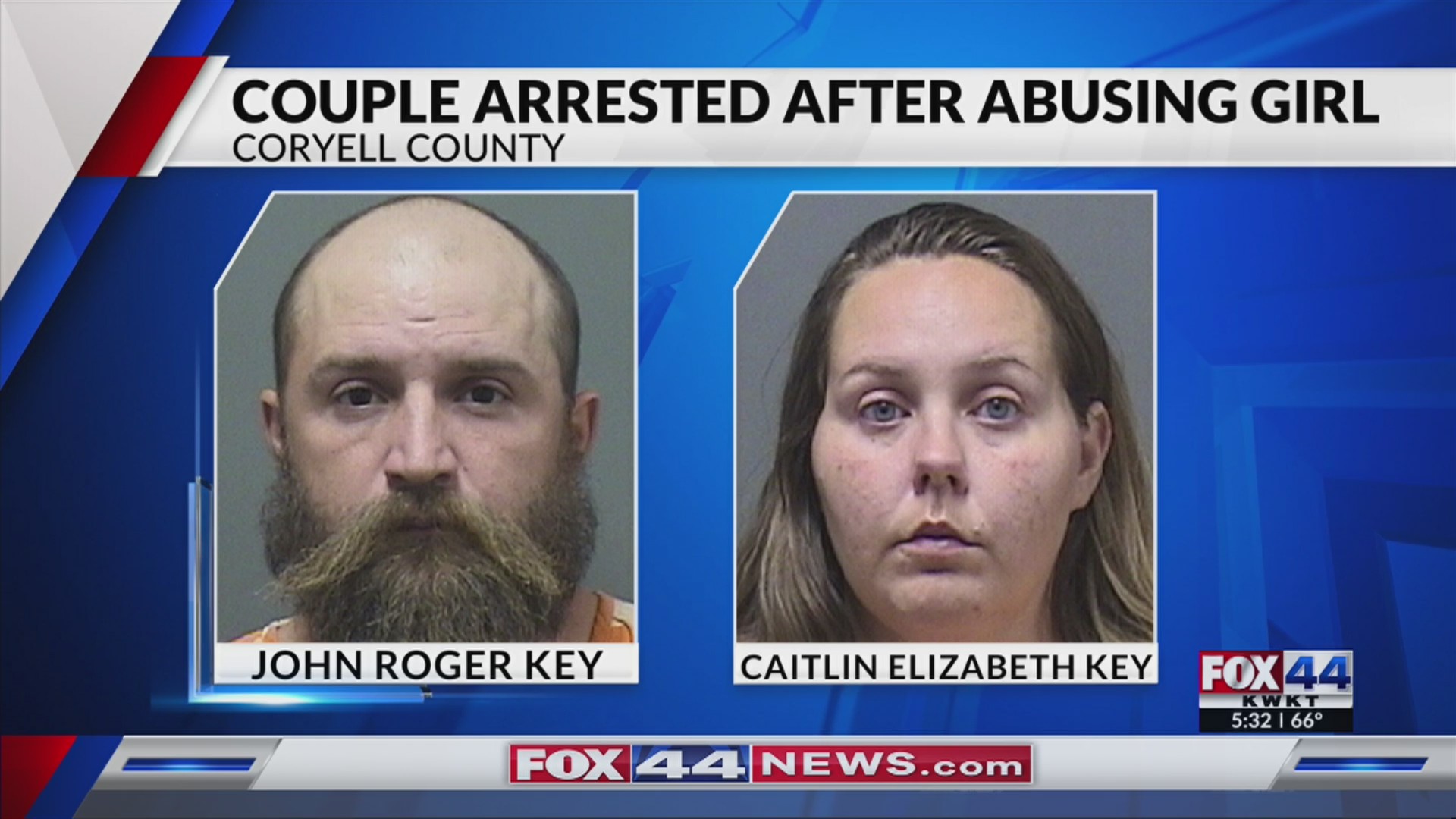 Couple arrested after girl abused for two years – KWKT – FOX 44