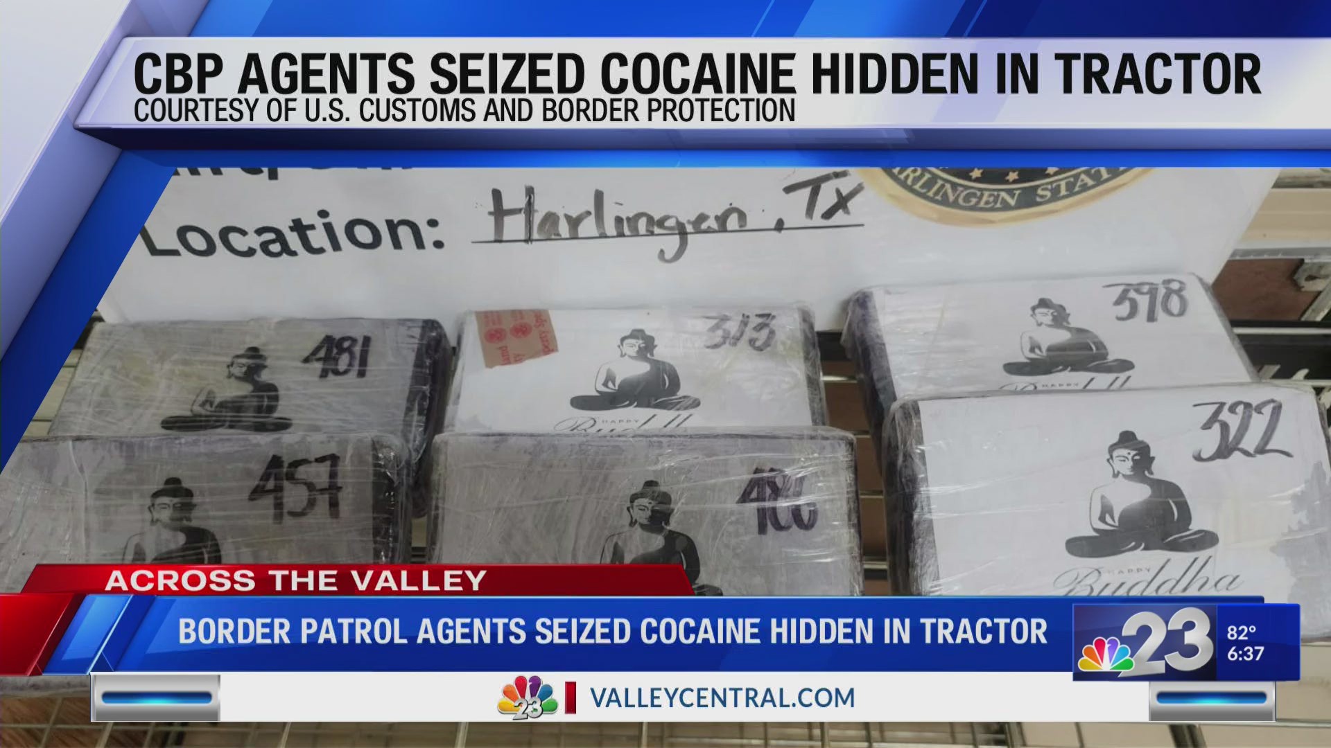 BP Agents Seized Cocaine Hidden in tractor – KVEO-TV