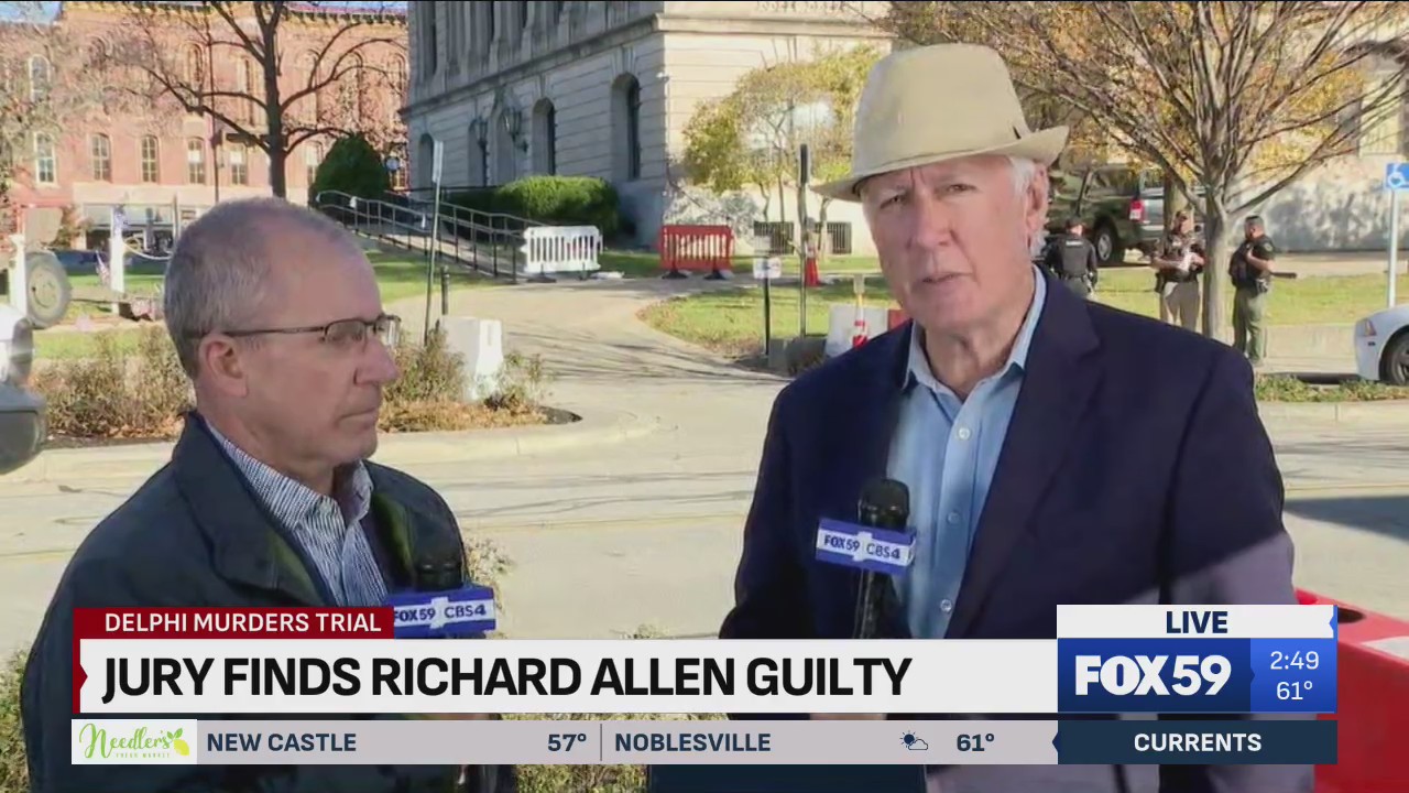 Richard Allen found guilty as charged – Fox 59