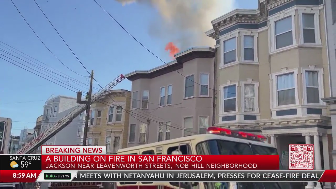 Structure fire in Nob Hill – KRON4