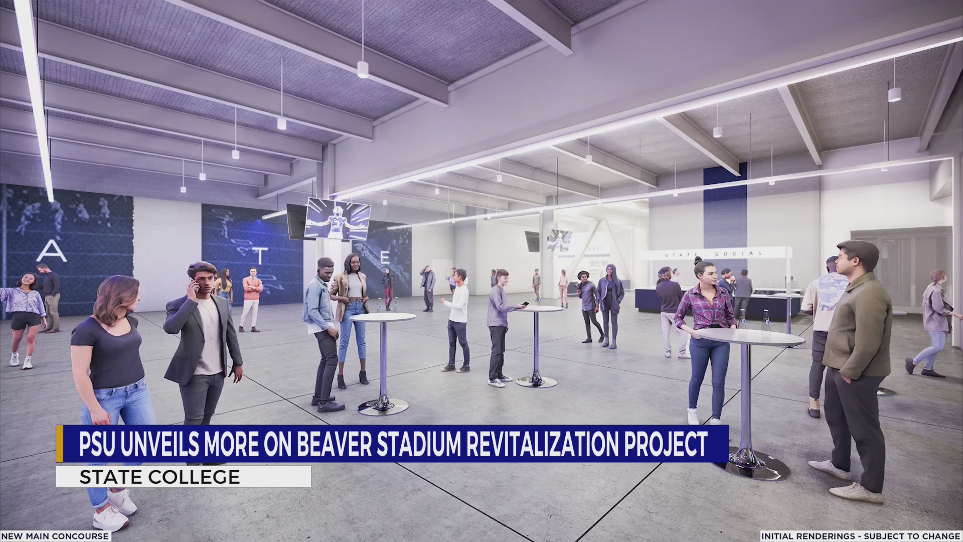 Penn State unveils Beaver Stadium renovation plans, upgrades WTAJ