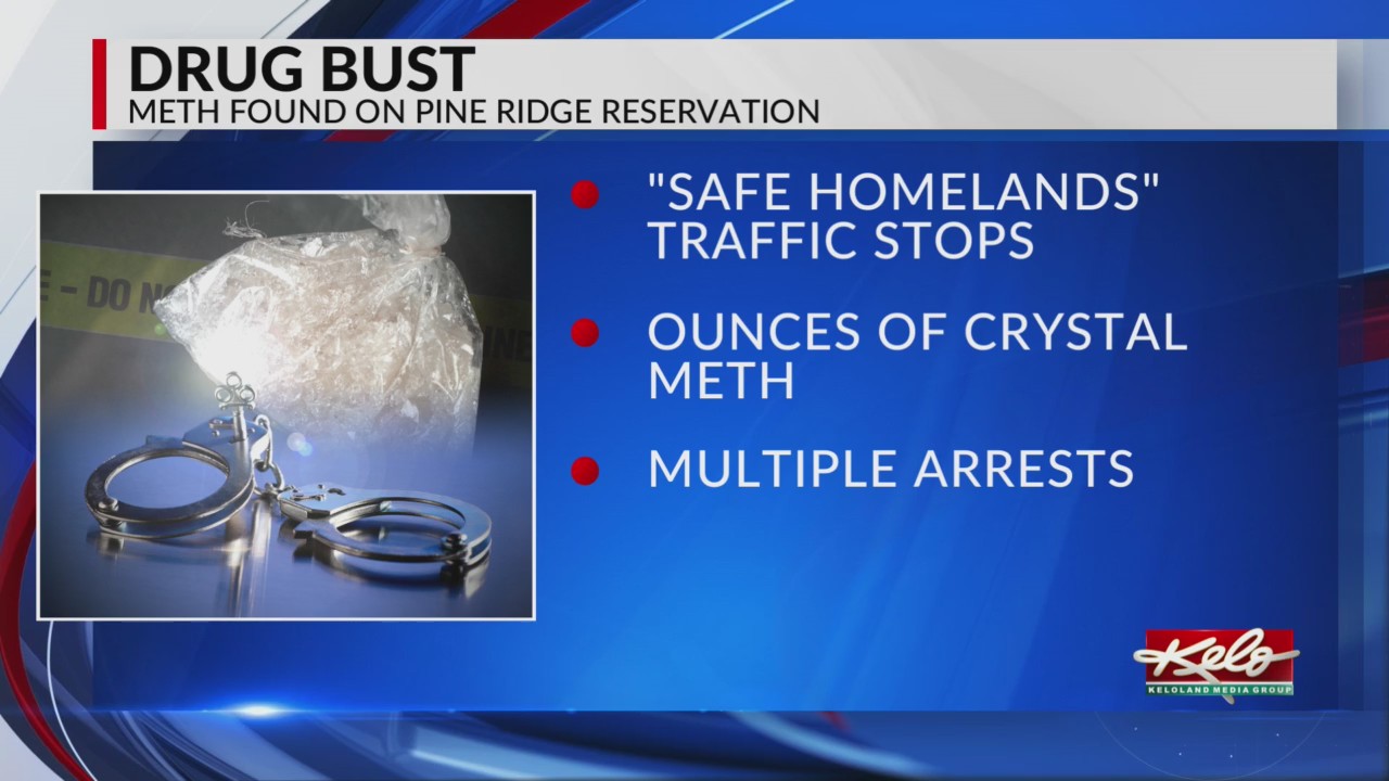 Several ounces of meth seized on Pine Ridge Reservation – KELOLAND.com