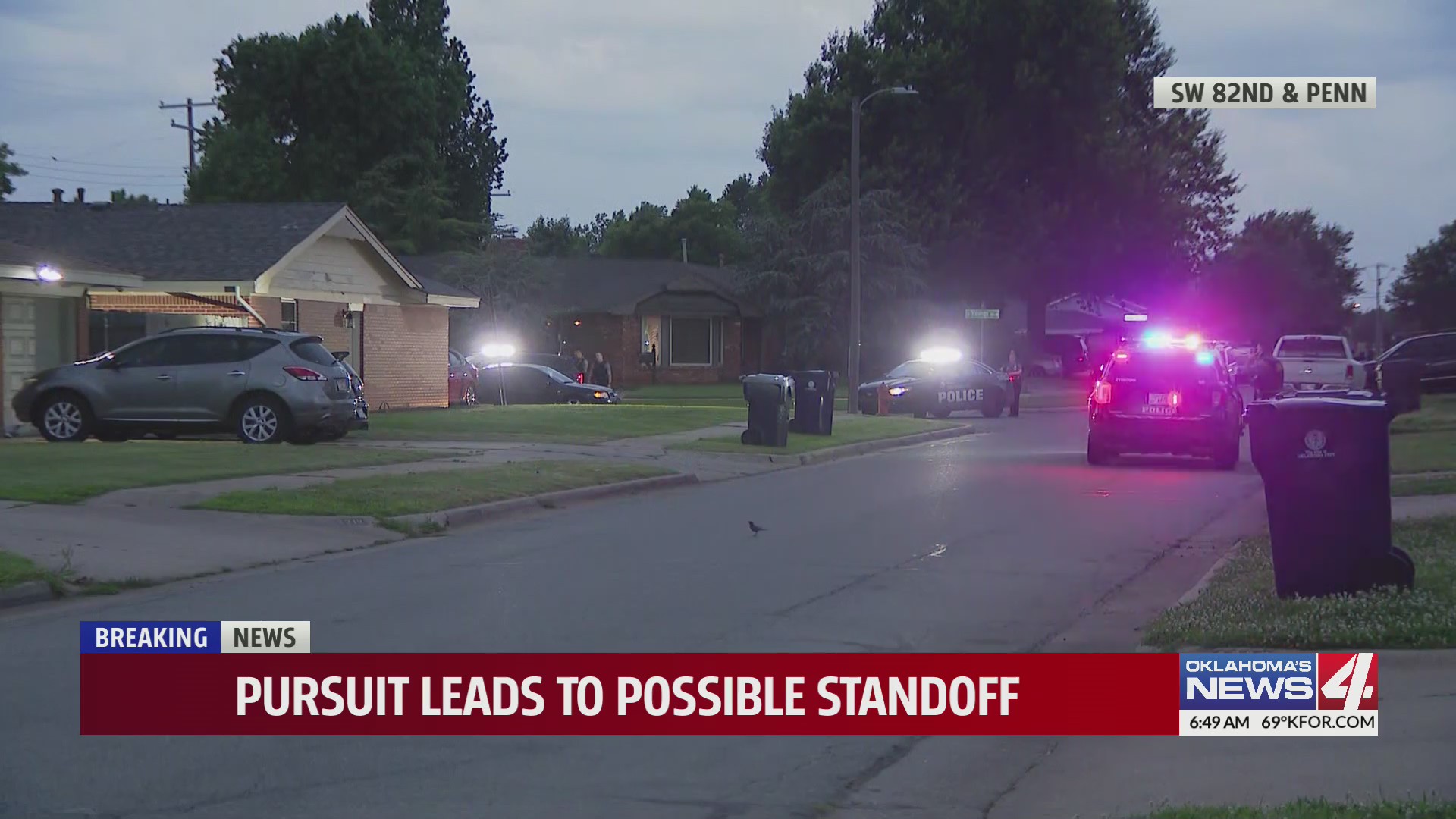 One in custody after chase, possible standoff in SW Oklahoma City ...