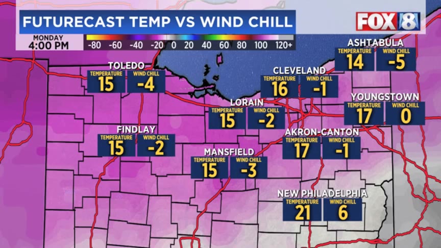 Bitter cold temperatures settle in – Fox 8 Cleveland WJW