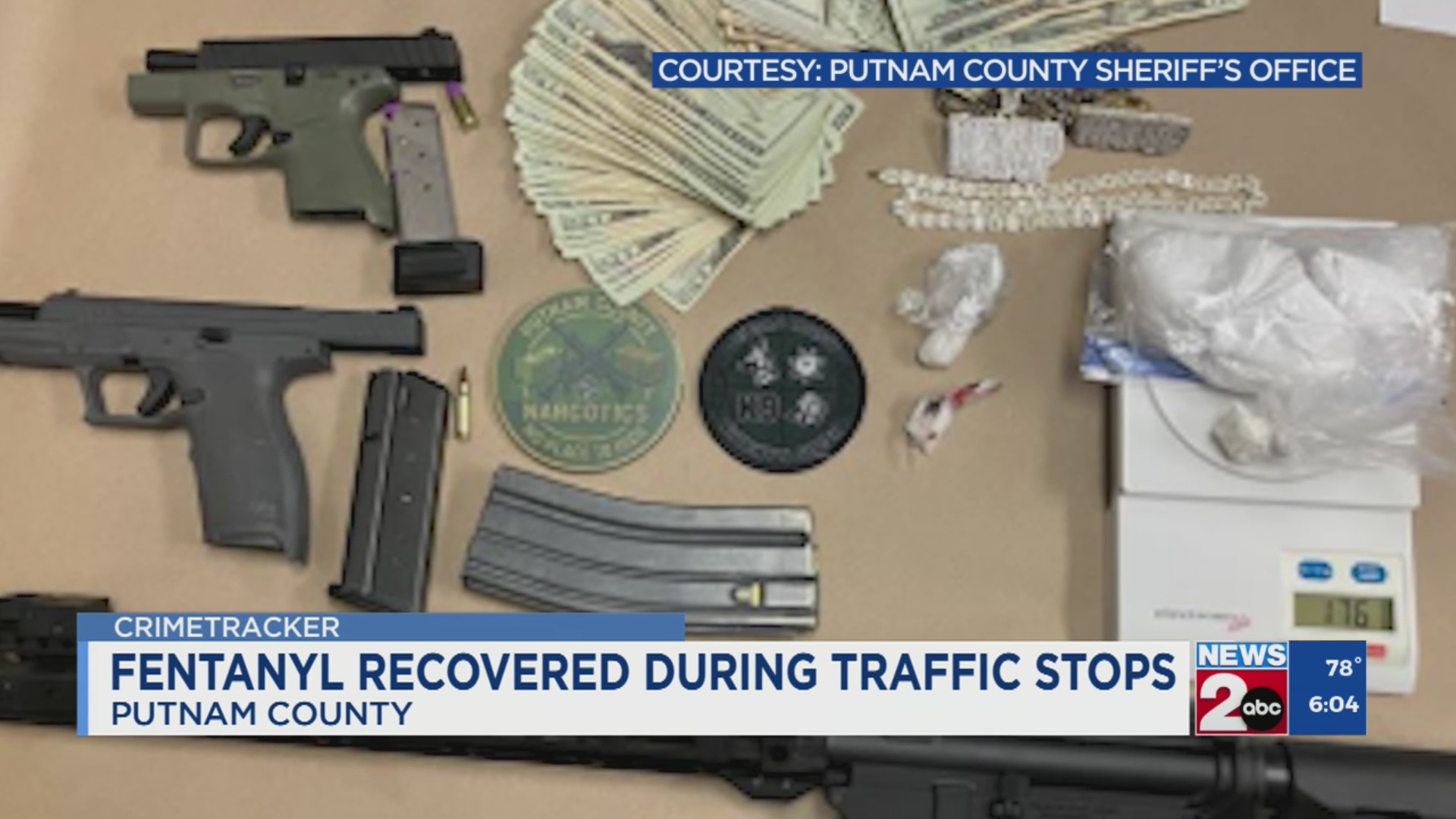Fentanyl recovered during traffic stops in Putnam County – WKRN News 2