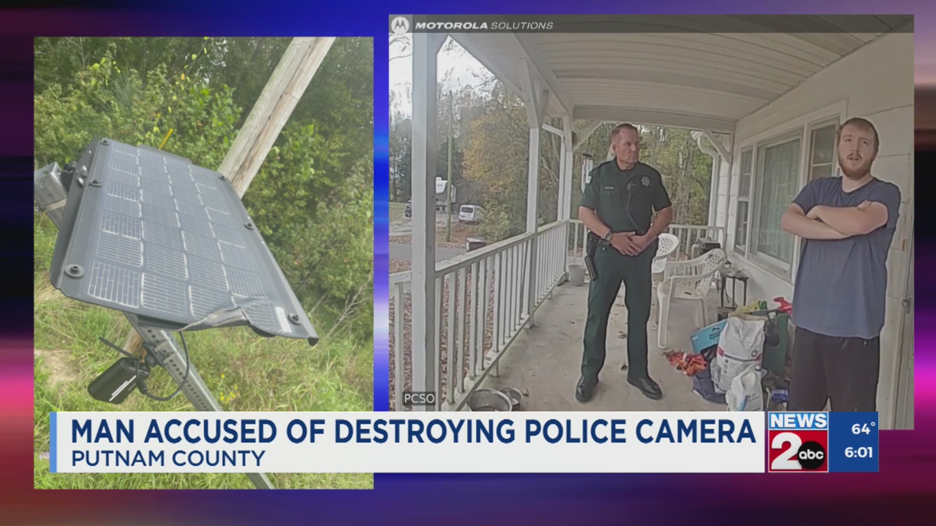 Man arrested after Putnam County LPR camera destroyed – WKRN News 2