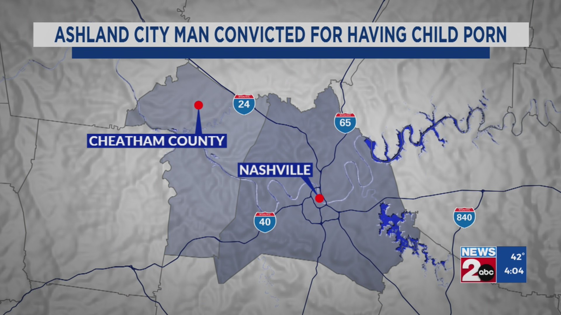 Ashland City man convicted for child porn – WKRN News 2