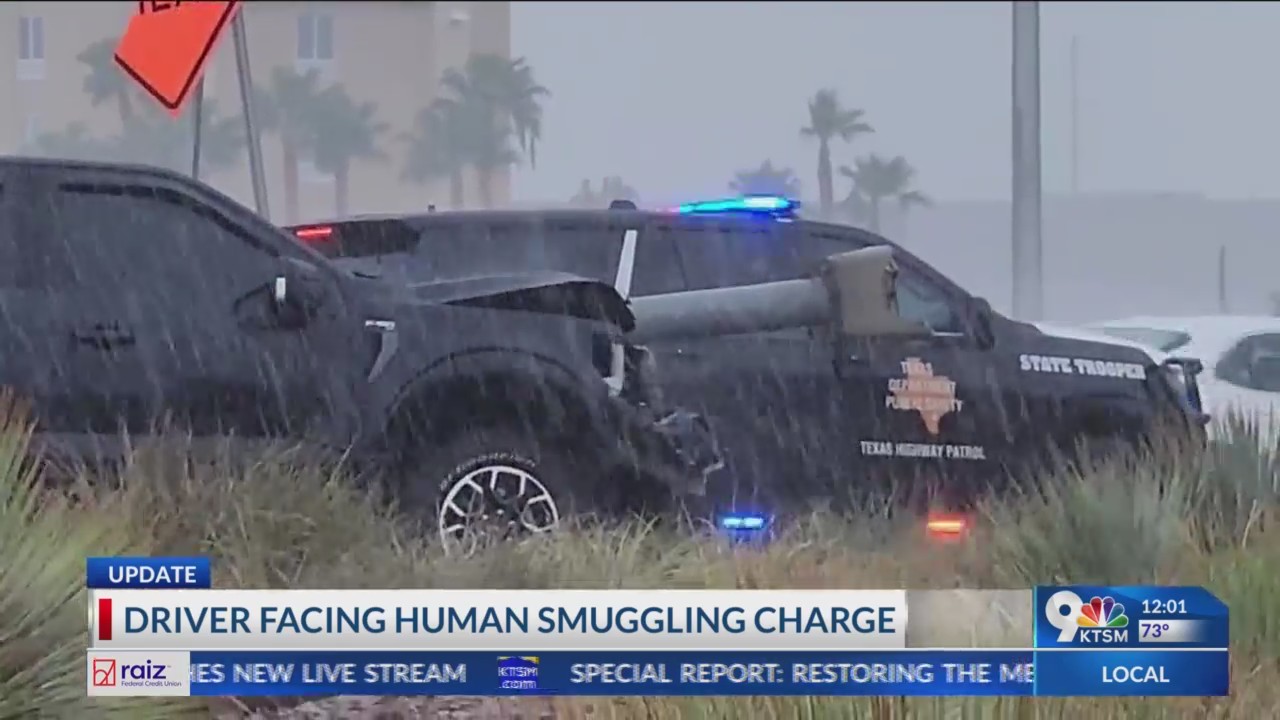 UPDATE: Driver facing human smuggling charge, 1 migrant hurt in crash ...