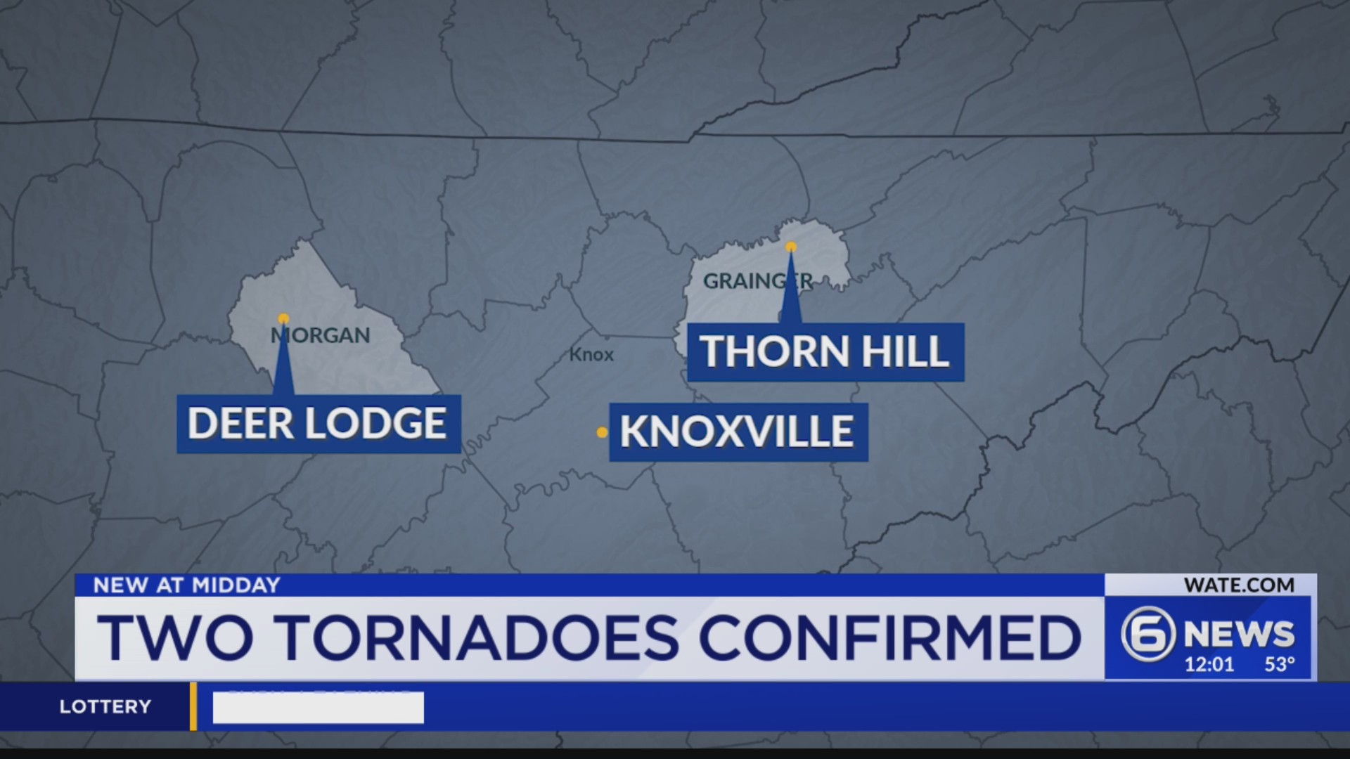 Two tornadoes confirmed in East TN – WATE 6 On Your Side