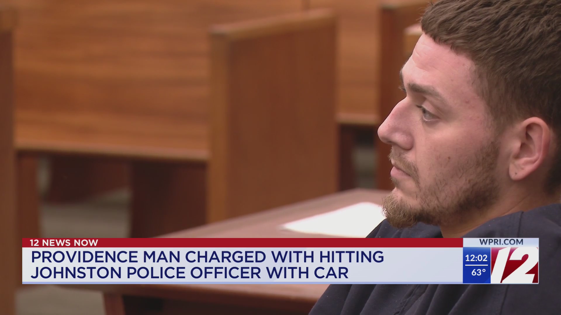 Providence man charged with hitting Johnston officer faces judge – WPRI.com