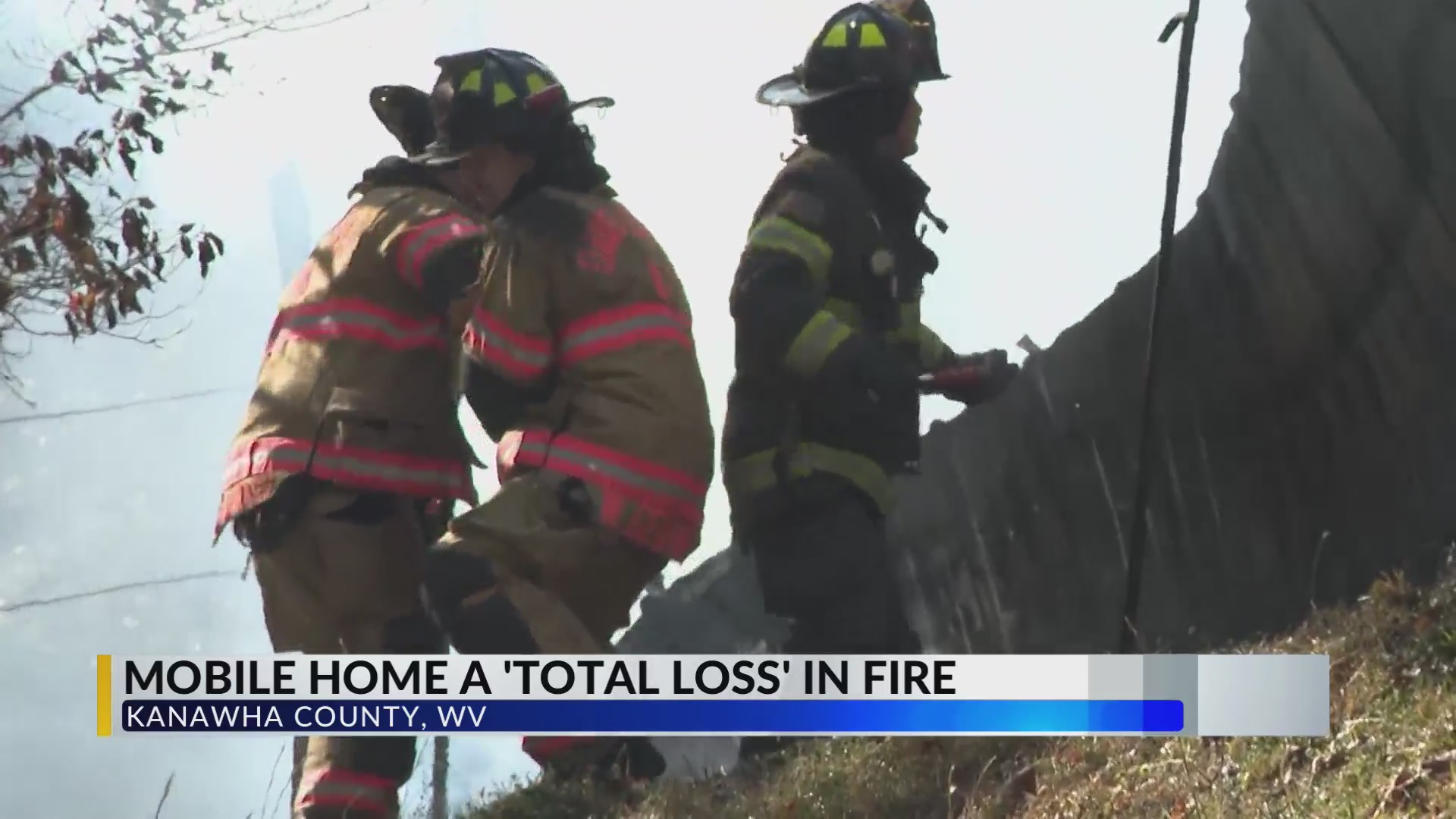 Mobile home ‘total loss’ in Kanawha County fire – WOWK 13 News