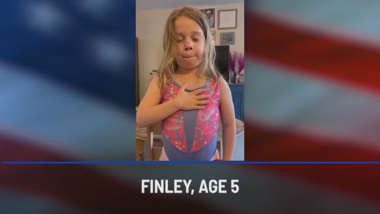 Finley gives us our daily Pledge of Allegiance! – NEWS10 ABC