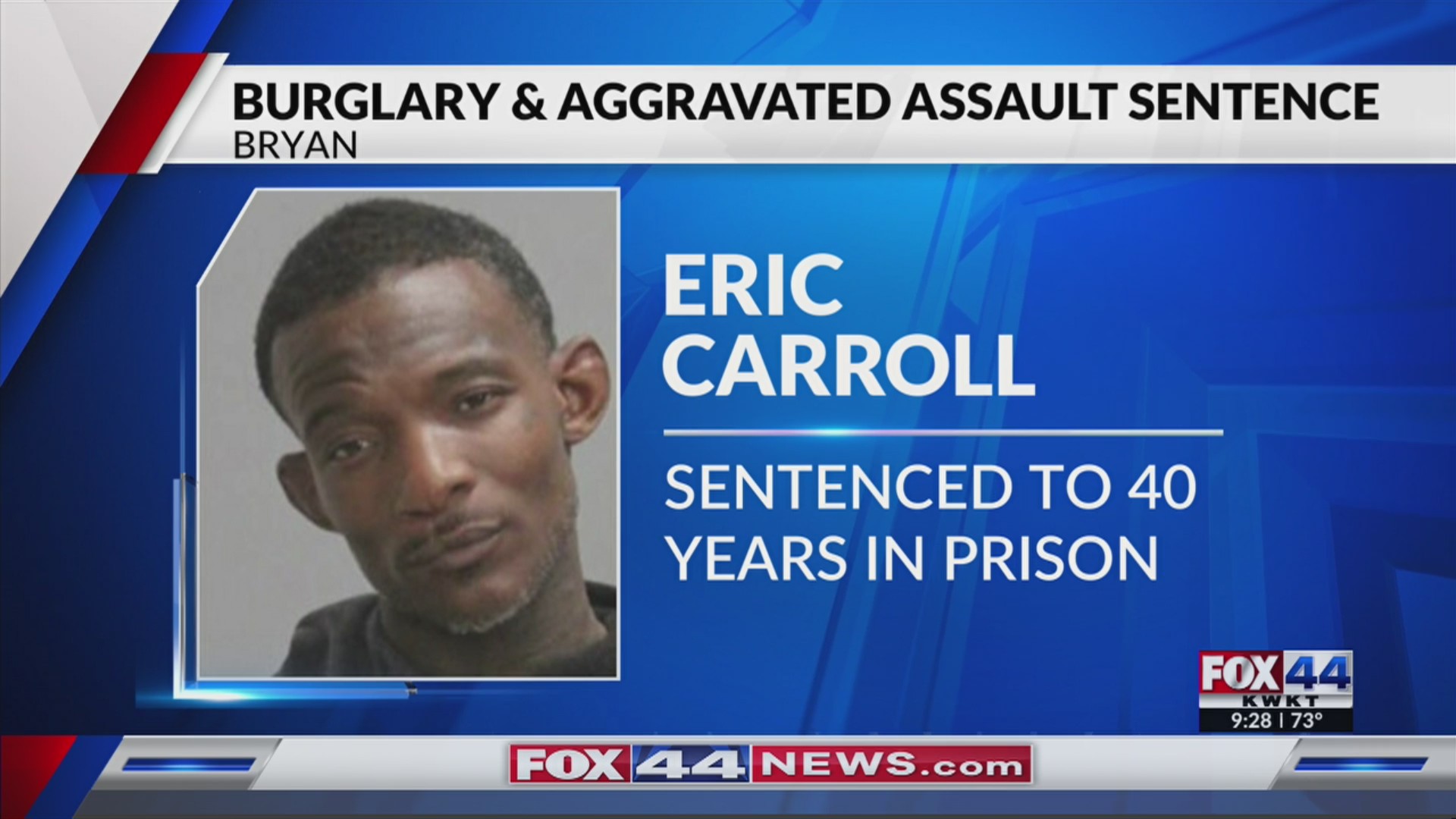 Man gets 40 years for burglary, aggravated assault – KWKT – FOX 44
