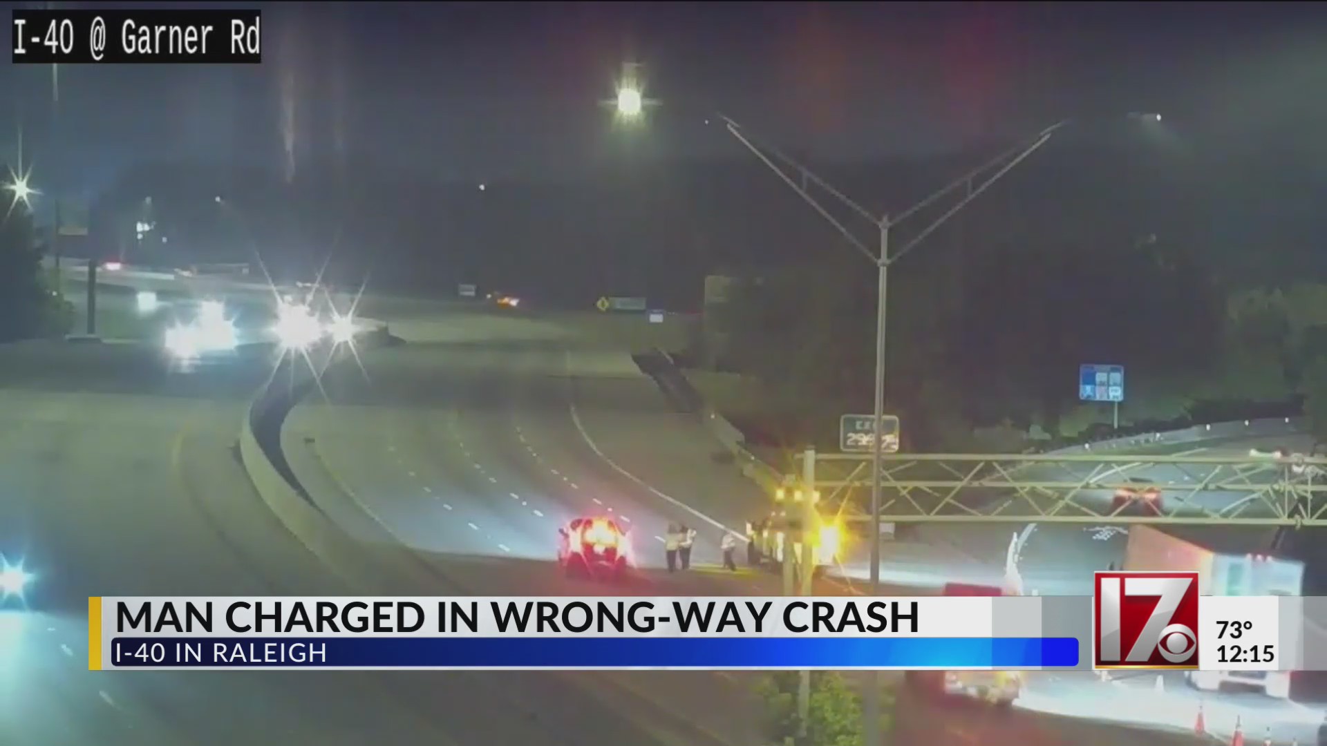 Man charged in wrong way crash on I-40 in Raleigh – CBS17.com