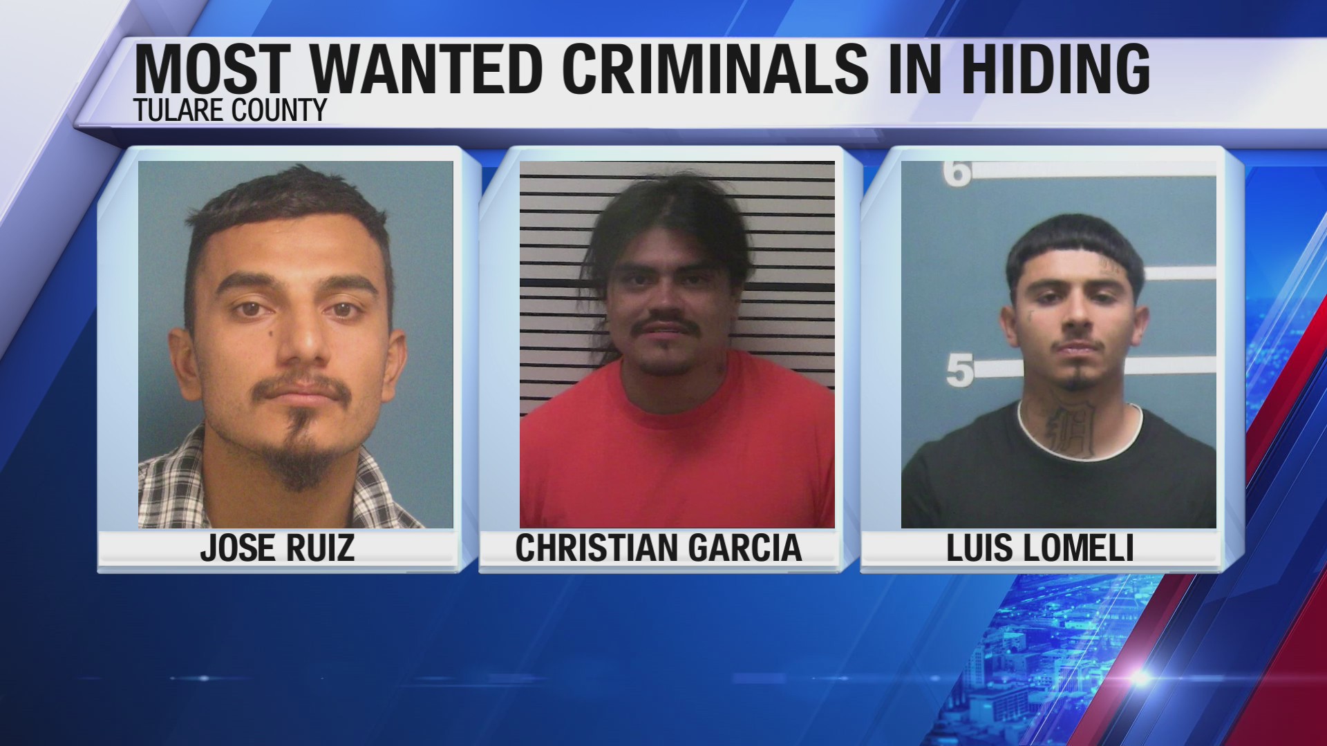 Tulare County Sheriff lists 3 new most wanted fugitives – CBS47 and ...