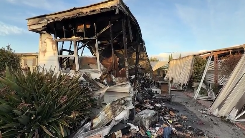Neighbors grieve death of woman killed in San Jose mobile home fire – KRON4