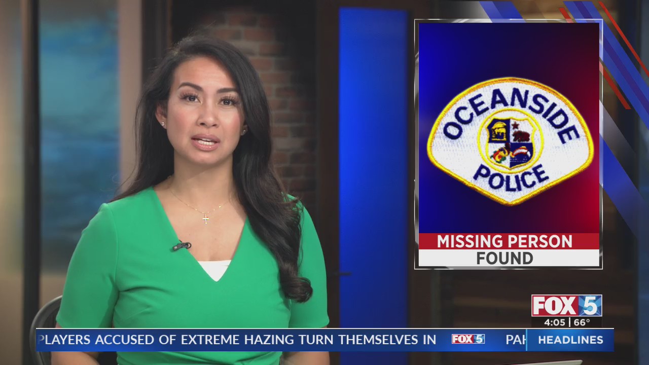 Missing teenager in Oceanside found – FOX 5 San Diego & KUSI News