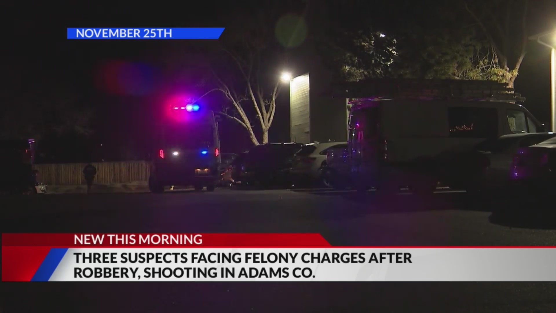 3 facing felony charges in Adams County robbery, shooting – FOX31 Denver