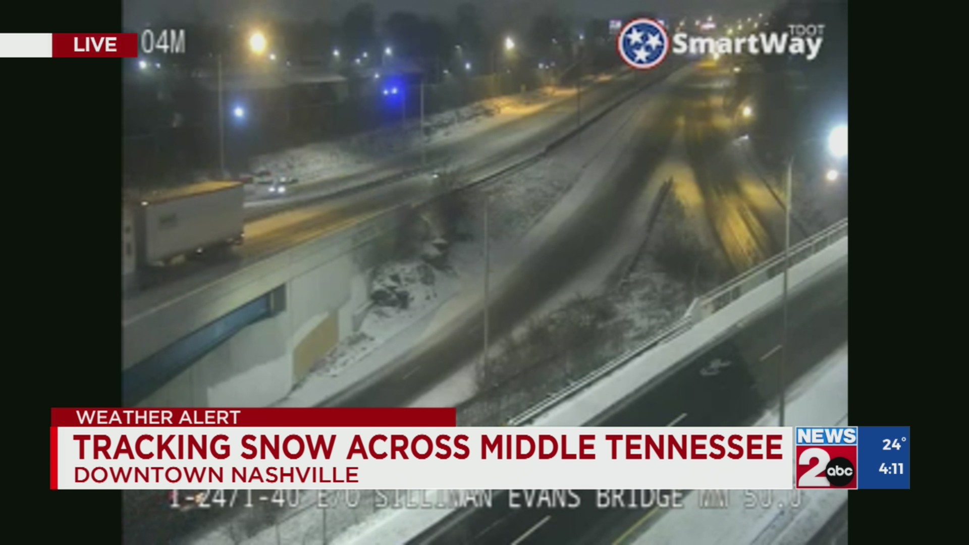 Tracking snow across Middle Tennessee – WKRN News 2