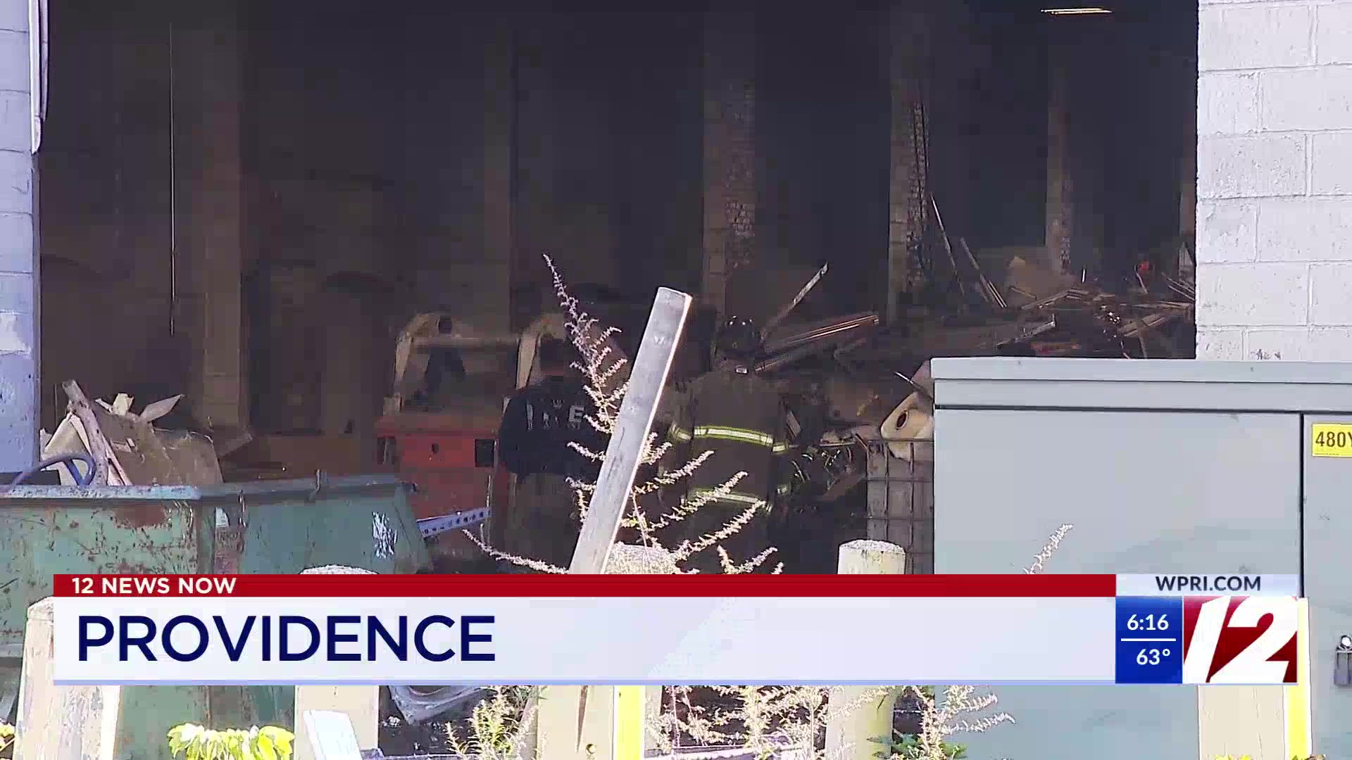 Trash compactor fire breaks out at Providence scrap metal company ...