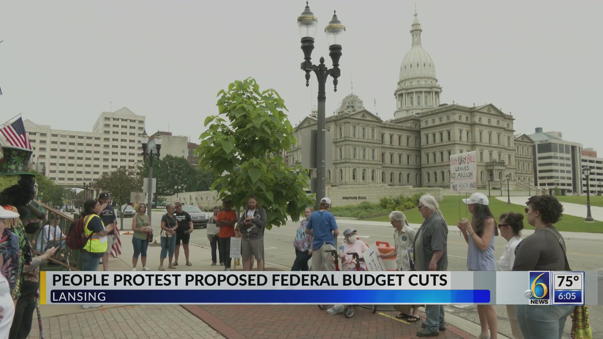 Protest against the U.S. House’s proposed budget cuts held at Barrett’s ...