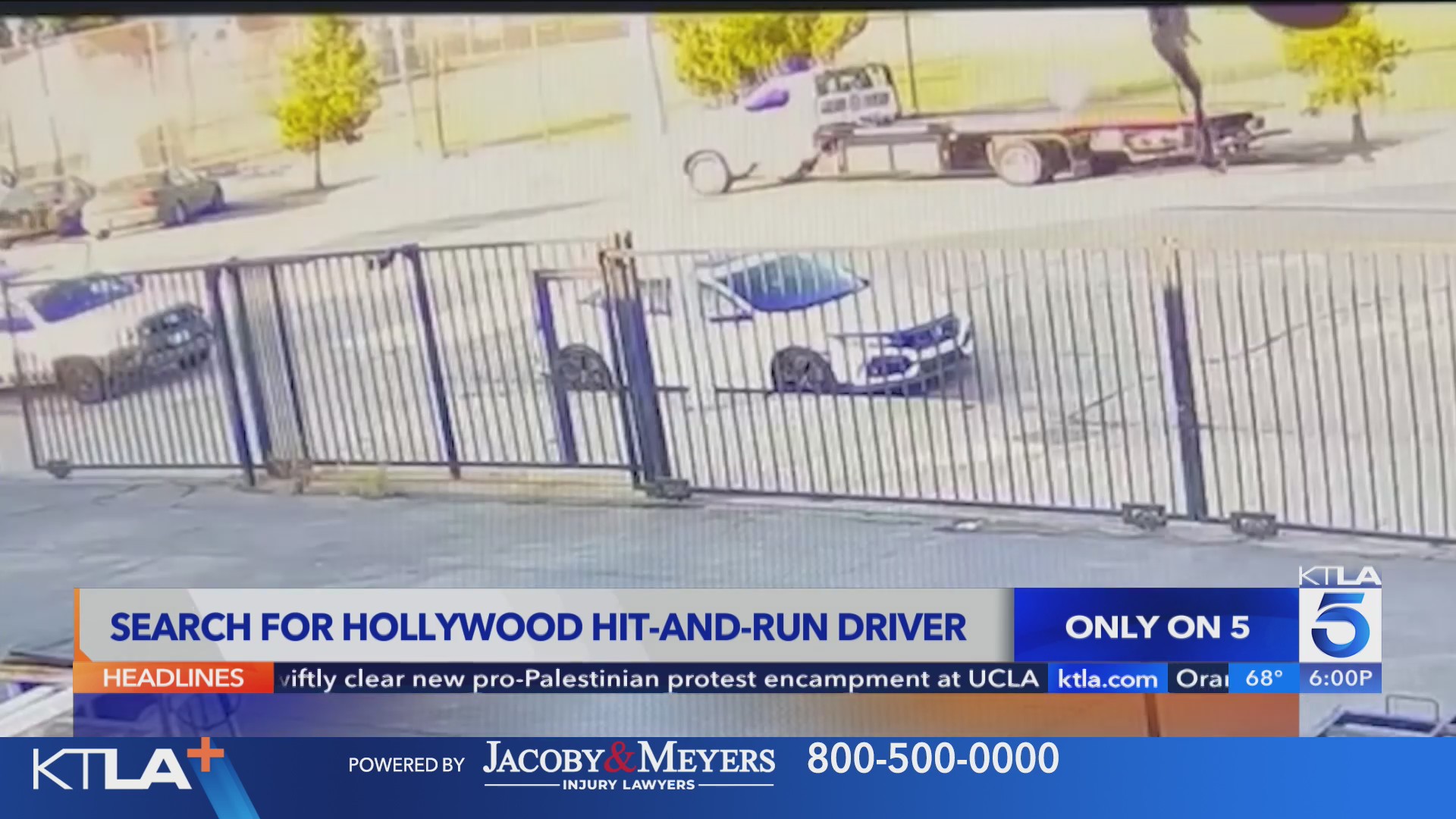 Search for hit-and-run driver that ran down elderly woman in Hollywood ...