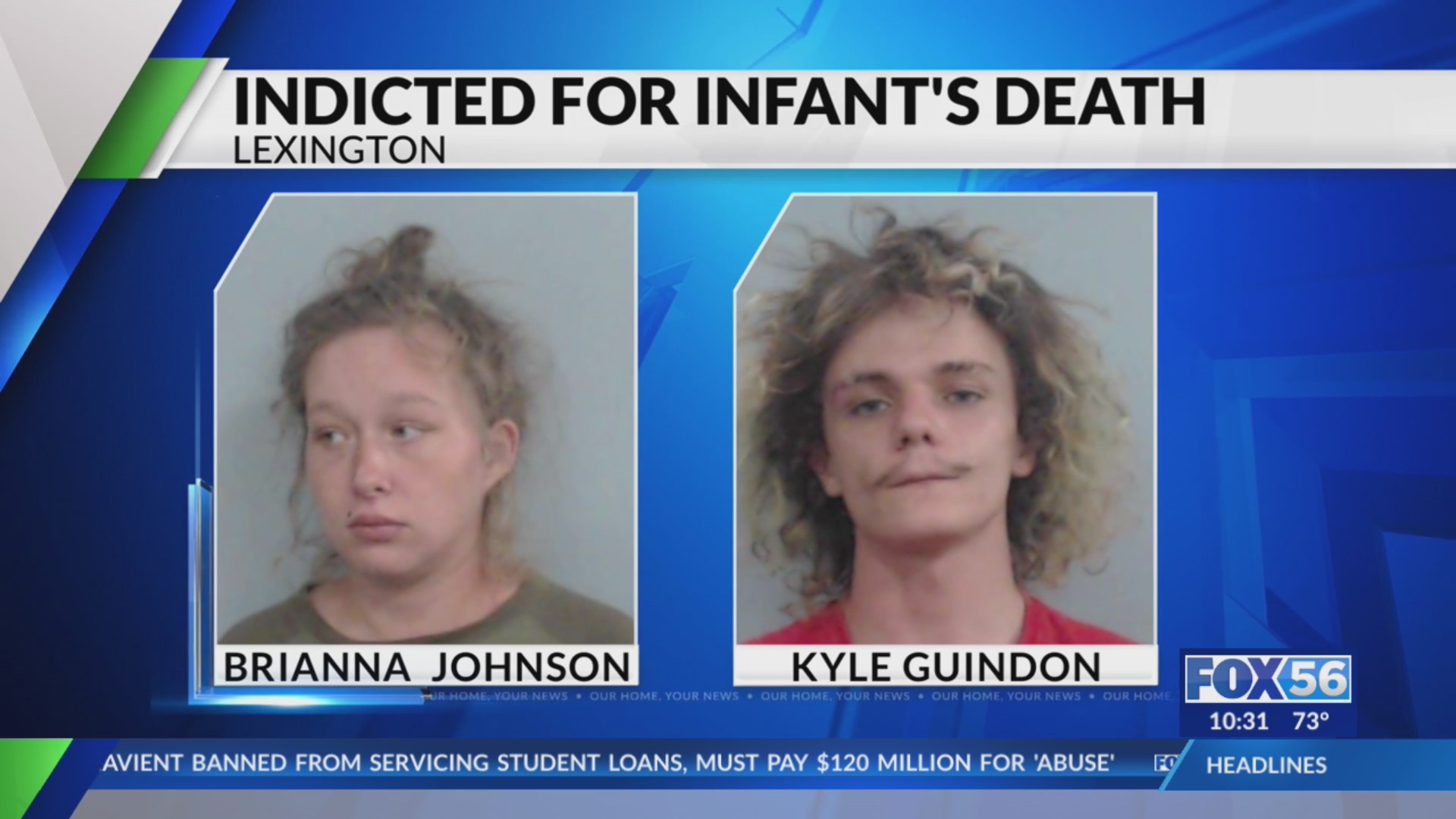 Lexington pair indicted in death of infant – FOX 56 News
