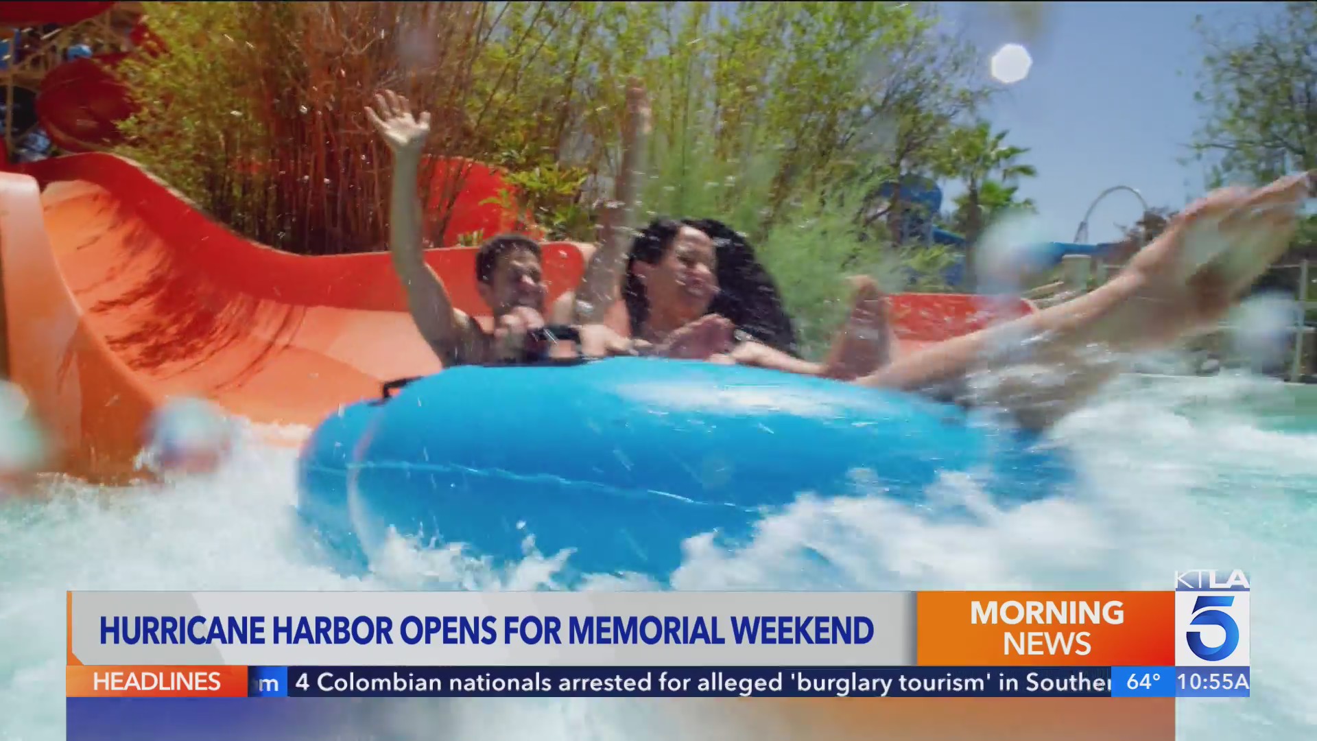 Six Flags Hurricane Harbor waterpark to open Memorial Day weekend – KTLA