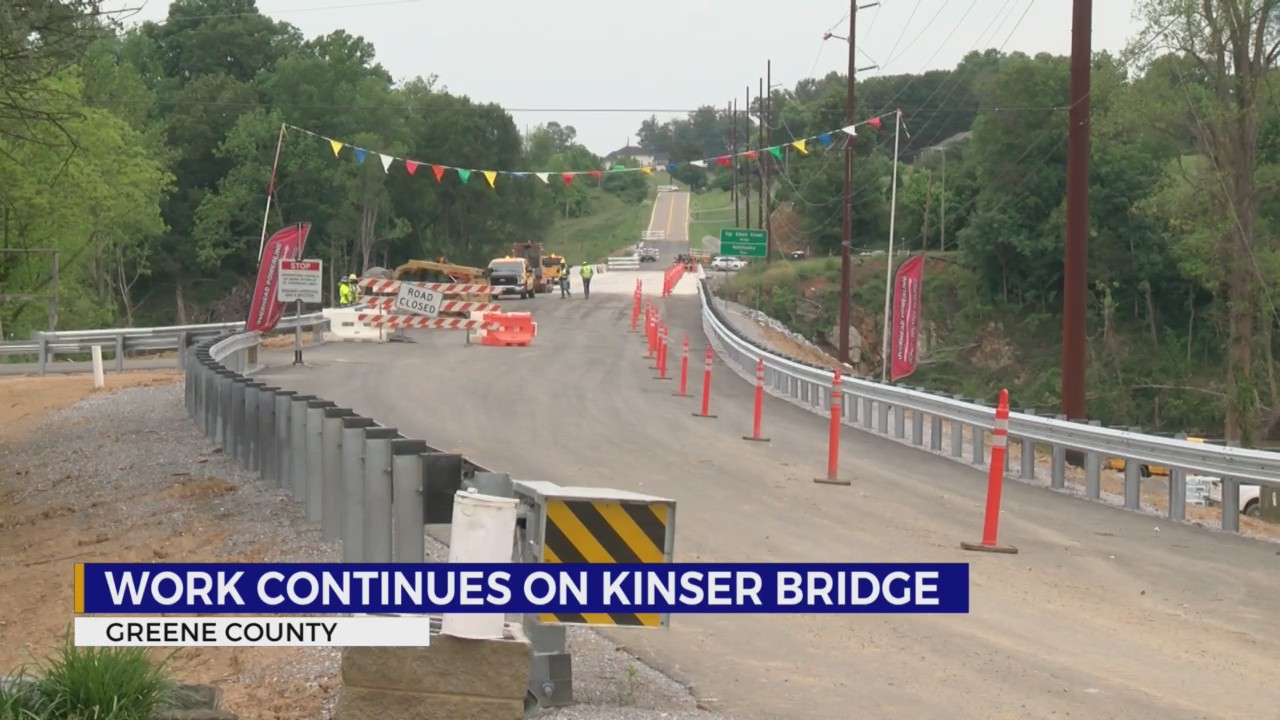 TDOT continues work on Kinser Bridge replacement – WJHL | Tri-Cities ...
