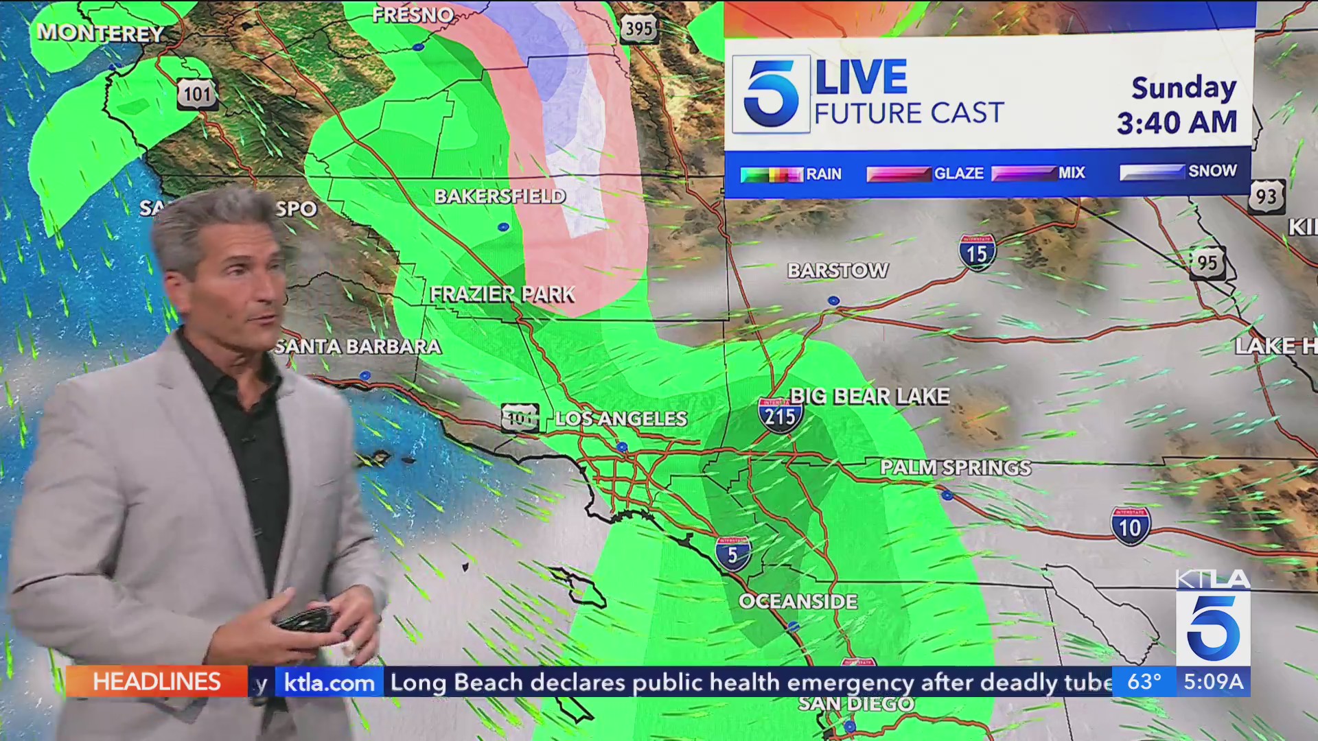 Weekend rain, gusty winds are back in the Southern California forecast ...