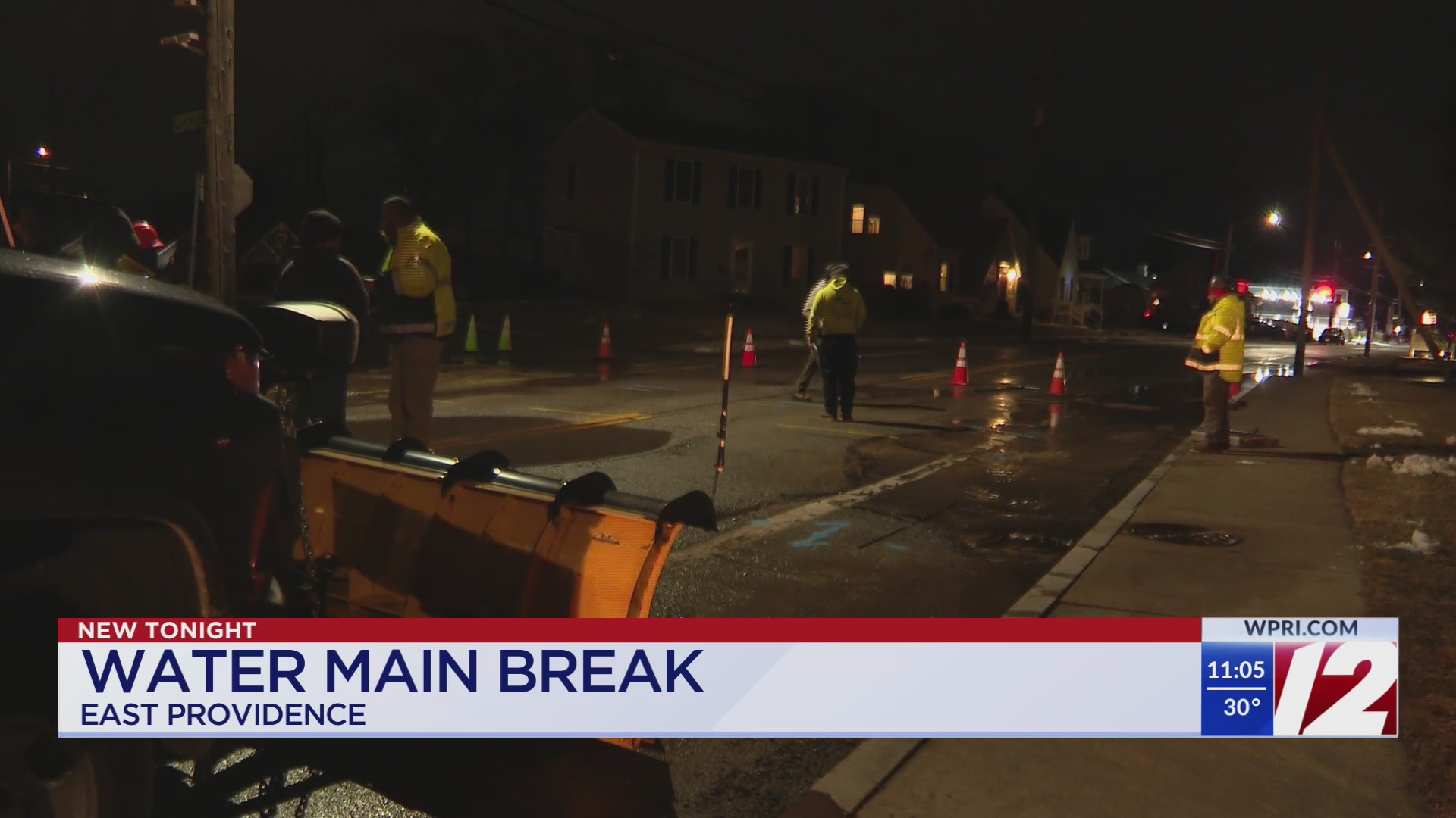 Crews respond to water main break in East Providence – WPRI.com