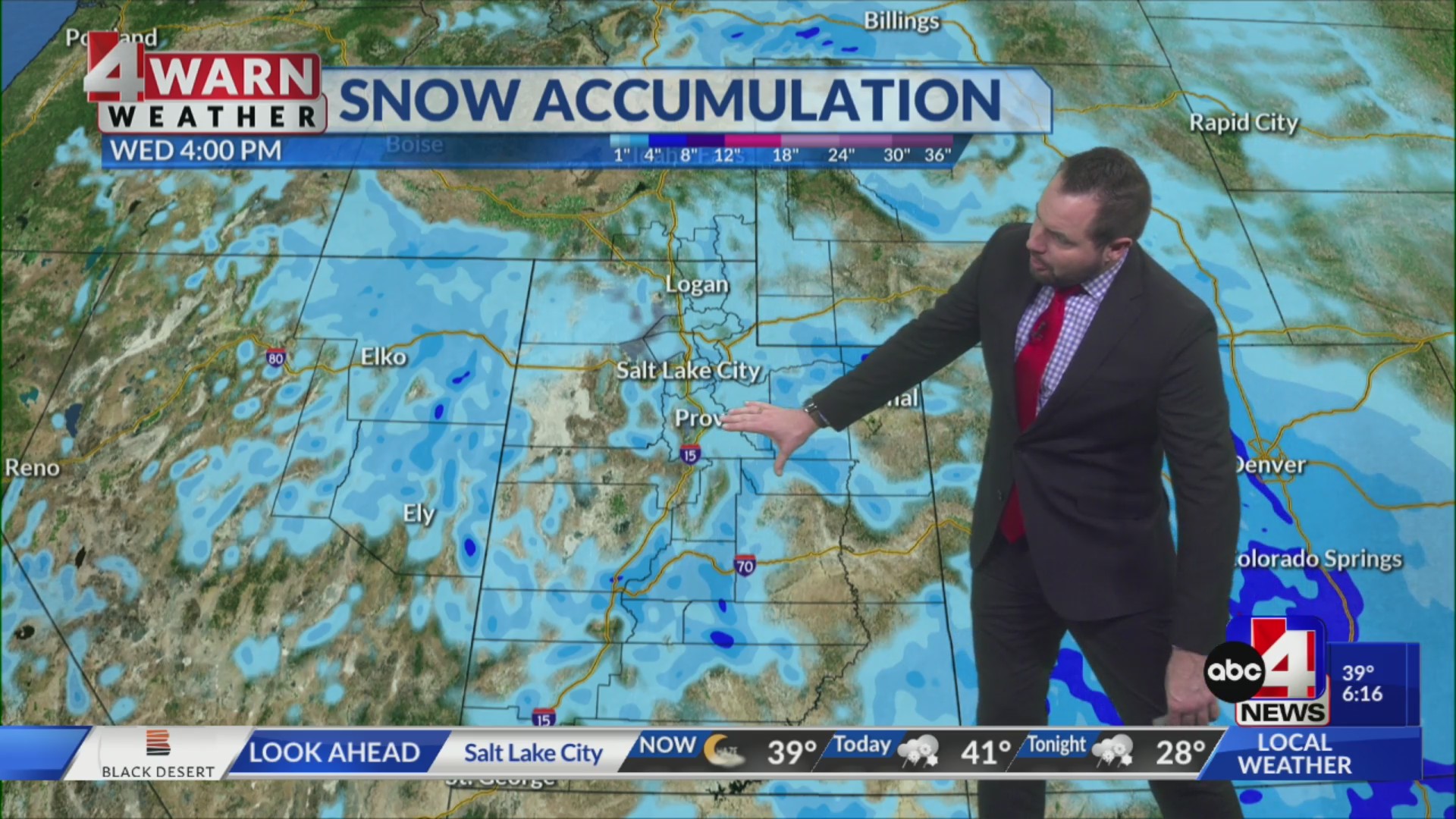 Rain and snow possible to start Utah’s work week – ABC4 Utah