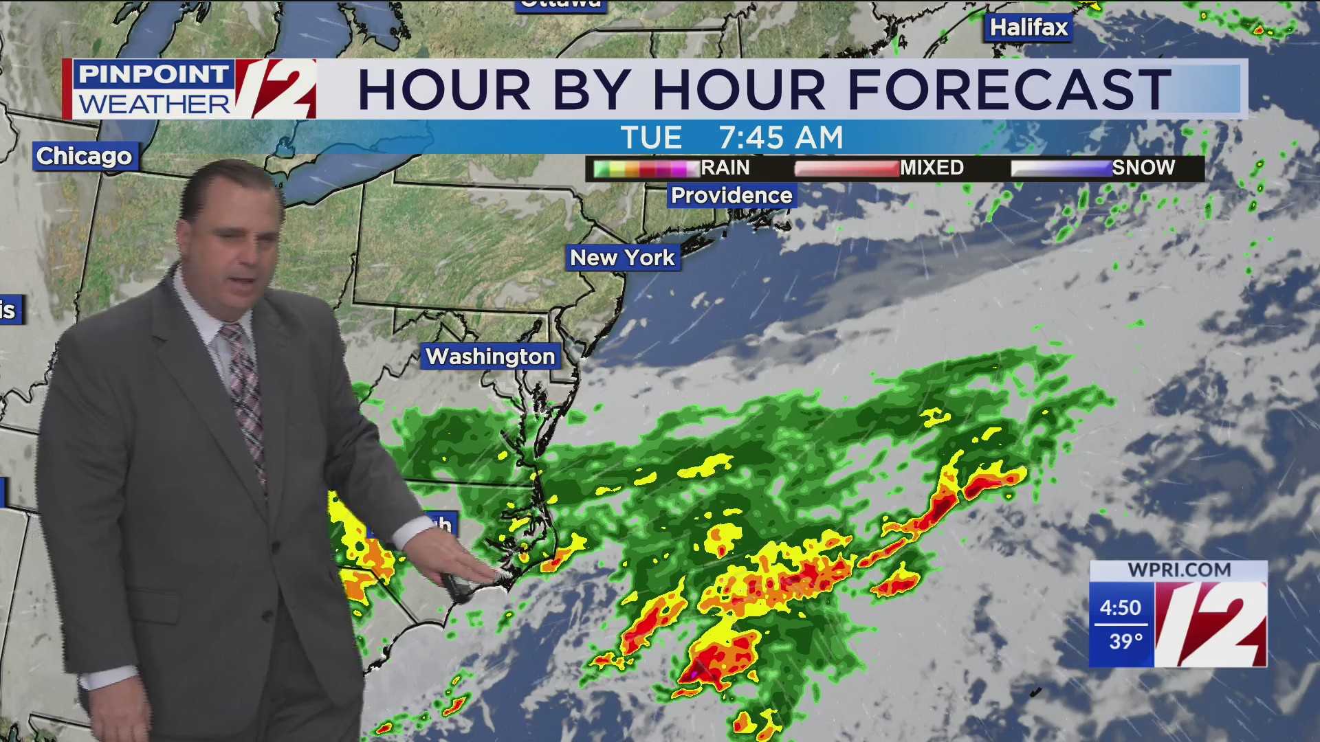 WPRI 12 Weather Forecast for 10/27/25: Cool and dry today; rain chances ...